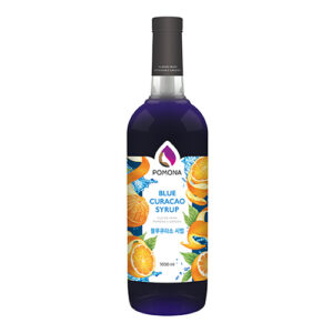 BLUE CURACAO SYRUP POMONA ไซรัปกลิ่นบลูโคราโซ่ โพโมนา 1,000 ml.
