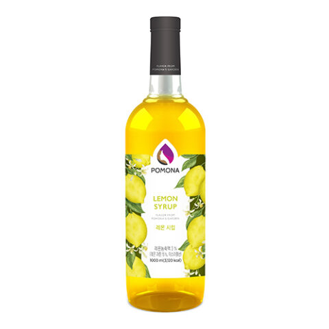 LEMON SYRUP POMONA ไซรัปกลิ่นเลมอน โพโมนา 1,000 ml.