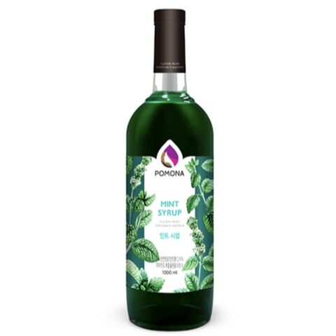MINT SYRUP POMONA ไซรัปกลิ่นมินท์ โพโมนา ขนาด 1,000 ml.