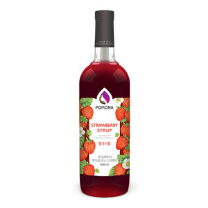 STRAWBERRY SYRUP POMONA ไซรัปกลิ่นสตรอเบอรี่ โพโมนา 1,000 ml.
