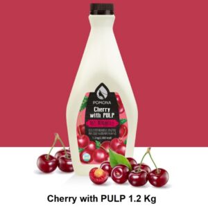 POMONA CONCENTRATE CHERRY with PULP - เชอรี่เข้มข้น ผสมเนื้อเชอรี่ 1.2 kg.