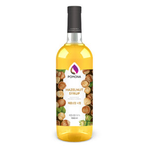 HAZELNUT SYRUP POMONA ไซรัปกลิ่นฮาเซลนัท โพโมนา 1,000 ml.