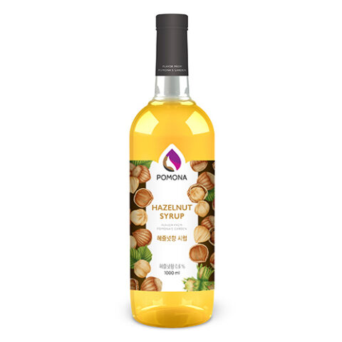 HAZELNUT SYRUP POMONA ไซรัปกลิ่นฮาเซลนัท โพโมนา 1,000 ml.