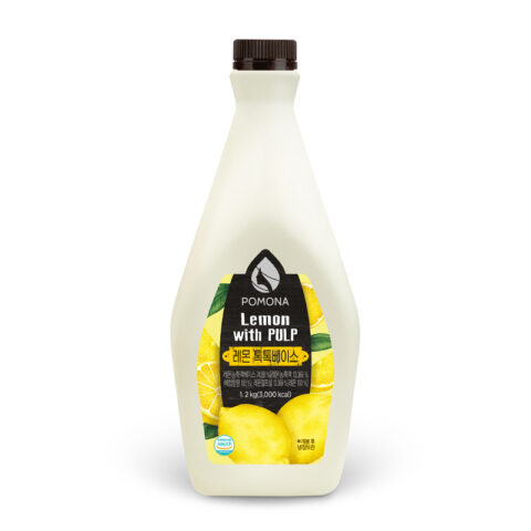 POMONA CONCENTRATE LEMON with PULP - เลมอนเข้มข้น ผสมเนื้อเลมอน 1.2 kg.