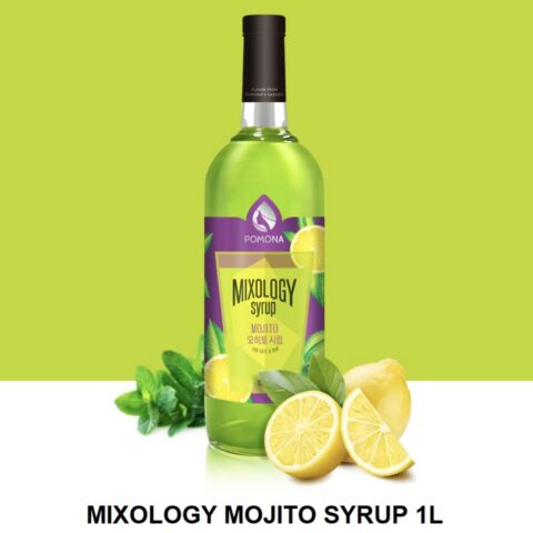 MOJITO MIXOLOGY SYRUP POMONA - ไซรัป มิกซ์โซโลจี้ โมจิโต้ ขนาด 1,000 ml.