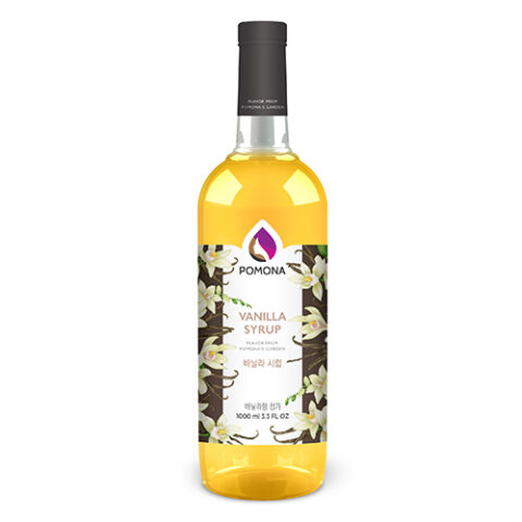 VANILLA SYRUP POMONA ไซรัปกลิ่นวนิลา โพโมนา 1,000 ml.