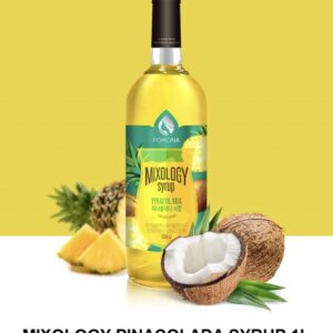 PINACOLADA MIXOLOGY SYRUP POMONA - ไซรัป มิกซ์โซโลจี้ พินาโคลาดา ขนาด 1,000 ml.